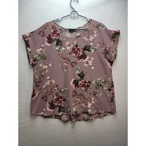 Zenobia Women's Floral Plus Size Top Size 3XL